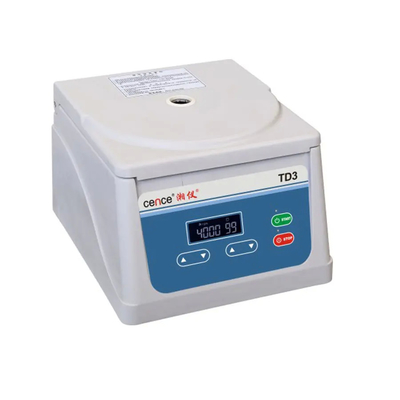 TD3 Masaüstü Düşük Hızlı Tıbbi Merkezci Makinesi 4000 rpm Maksimum Hız