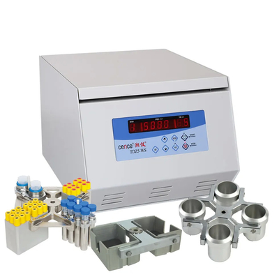 Klinik Düşük Hızlı Sentrifüj Makinesi TDZ5-WS 4 * 250ml Maksimum Kapasitesi ile