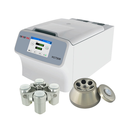 Yüksek Hızlı PCR Tüp Santrifüj Soğutmalı Santrifüj Makinesi Salıncak Rotor Açısı Rotorlu 1000W Güç