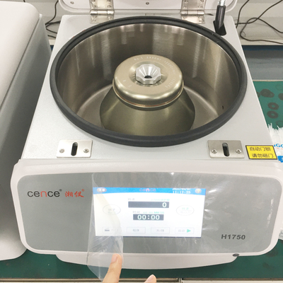Yüksek Hızlı PCR Tüp Santrifüj Soğutmalı Santrifüj Makinesi Salıncak Rotor Açısı Rotorlu 1000W Güç