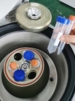 Yüksek Hızlı PCR Tüp Santrifüj Soğutmalı Santrifüj Makinesi Salıncak Rotor Açısı Rotorlu 1000W Güç