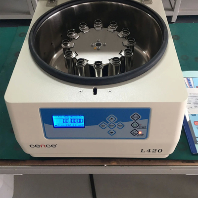 Kan Serumu ve Plazma Klinik Masaüstü Laboratuvar Sentrifüjü L420 12x15ml Swing Rotor ile