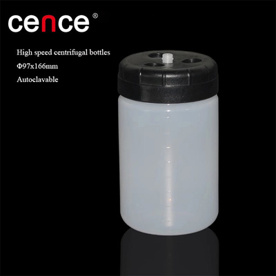 Hızlı santrifüj şişeleri 1000ml PPCO tam örnek işleme için vida kapağı