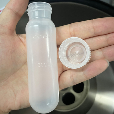 PP PPCO malzeme santrifüj tüpü mühürleme kapağı ile 50ml Yüksek Hızlı Tüp Max RCF 50000xg