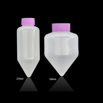 Sınıflandırma Yüksek Hızlı Sentrifüj Makinesi için 250ml Konik Tüp