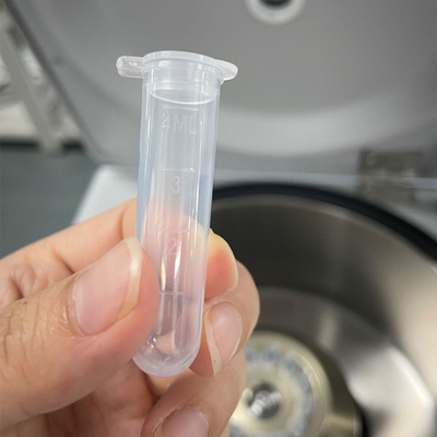 Yüksek Hızlı Kan Toplama Tüpü 5 ml yuvarlak alt ve Kapak Max RCF 50000xg ile PP test tüpü