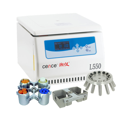 L550 Düşük Hızlı Santrifüj 5500 dev/dak 4x500ml Kapasite Kan Ayırma İçin