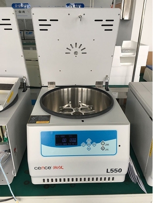 L550 Düşük Hızlı Santrifüj 5500 dev/dak 4x500ml Kapasite Kan Ayırma İçin