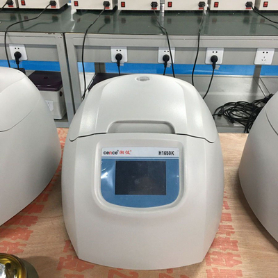 H1650K Laboratuvar Merkezci 16500 r/min Maksimum Hız 12x5ml Kapasite