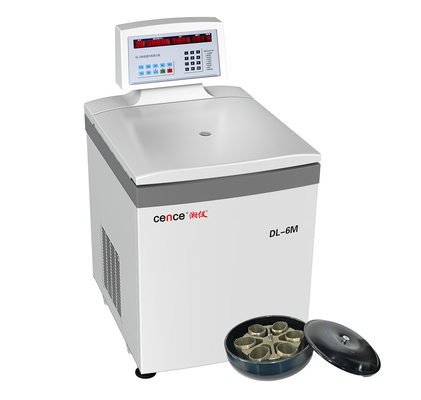 Döner rotorlu ve açılı rotorlu düşük hızlı santrifüj DL-6M 6000r/dak